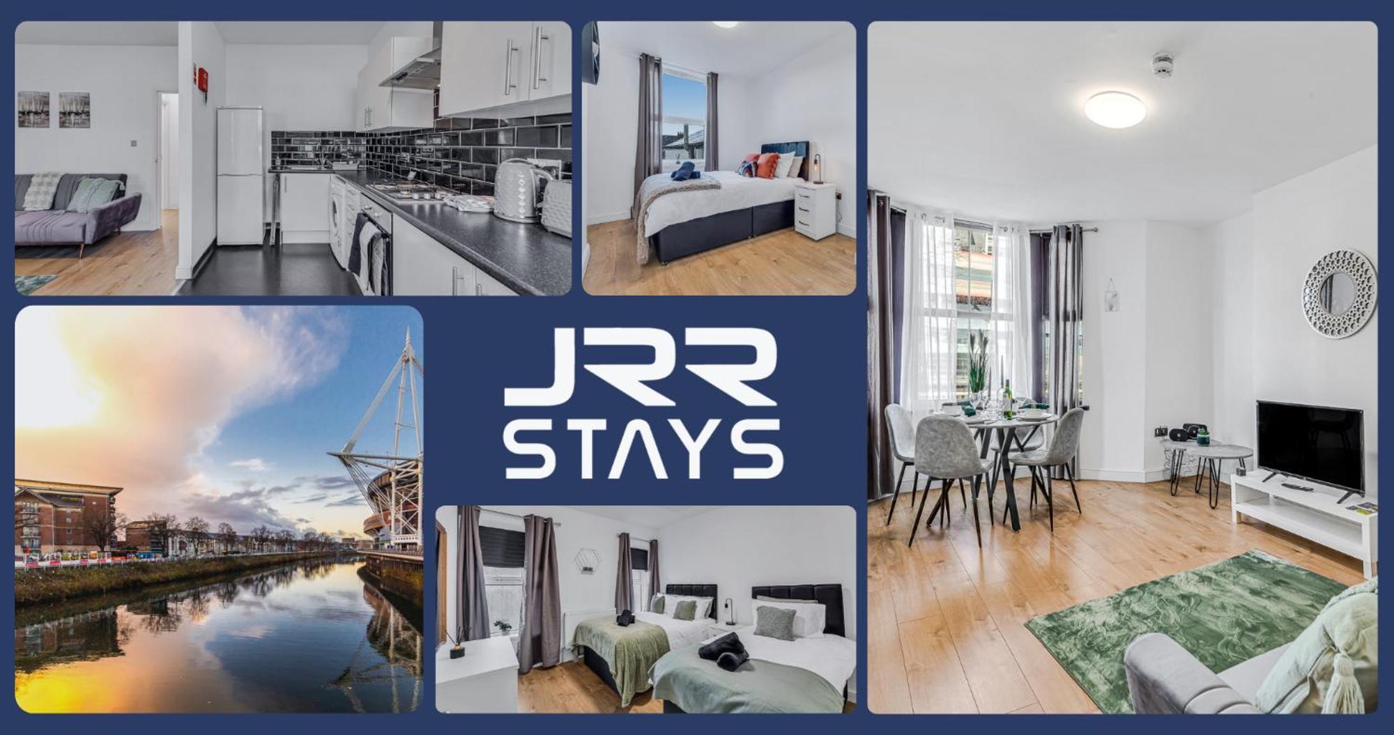 Cardiff Stylish 2 Bedroom Sleeps 6 Wi-Fi - Jrr Stays Exteriör bild